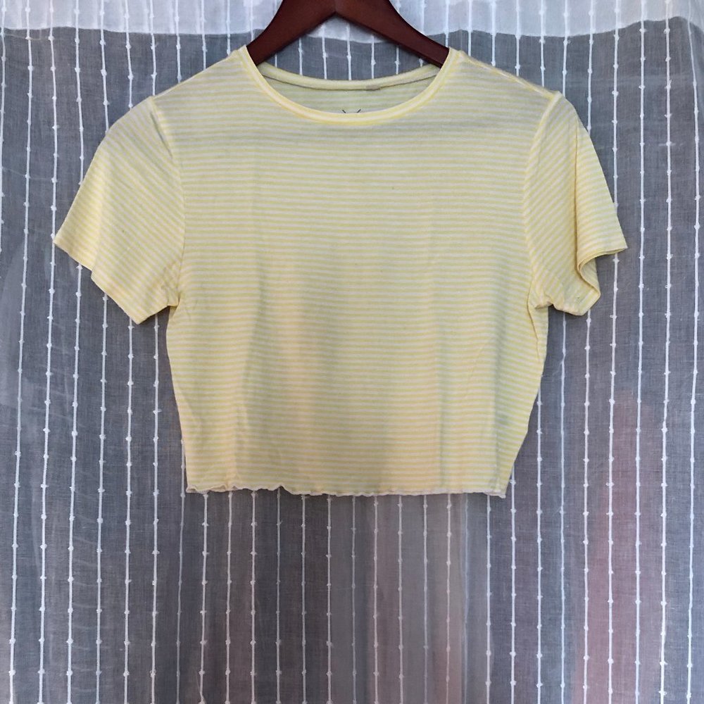 Yellow Crop Top